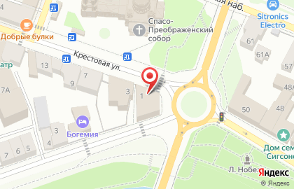 Сервисный центр Omega mobile на Крестовой улице на карте