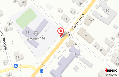 Тополя на улице Пушкина на карте