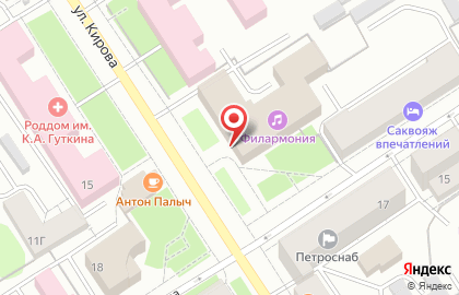 Театр драмы Республики Карелия в Петрозаводске на карте