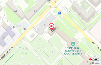 Волжаночка в Краснооктябрьском районе на карте