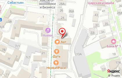 Кальян-бар МЯТА Lounge на улице Федерации на карте