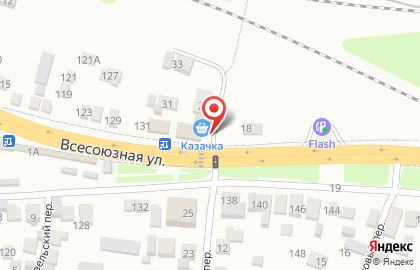 Продуктовый магазин в Ростове-на-Дону на карте