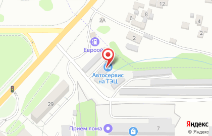 Автосервис и автозапчасти на ТЭЦ на карте