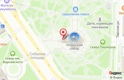 Свято-Успенский кафедральный собор в Центральном районе на карте