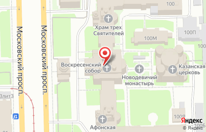 Паломническая служба, Воскресенский Новодевичий монастырь на карте