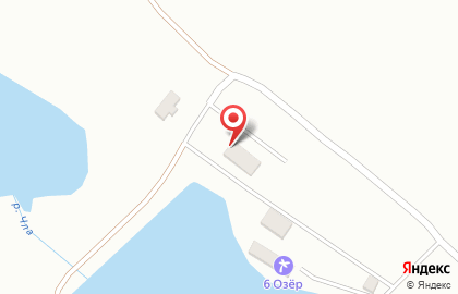 Шесть Озер на карте