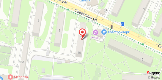 Сервисная компания Технобыт на Советской улице на карте