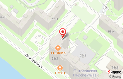 Продовольственный магазин Мини-маркет на Комендантском проспекте на карте