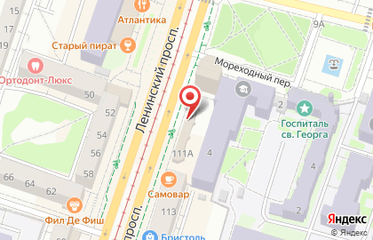 Салон цветов Светлана в Калининграде на карте