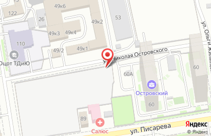 Торгово-установочный центр Угона.нет на улице Николая Островского на карте