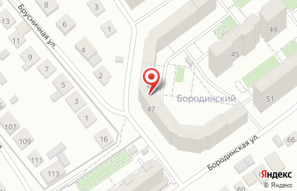 Виола на Бородинской улице на карте