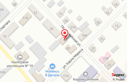 Автоцентр Гарант на Первомайской улице на карте