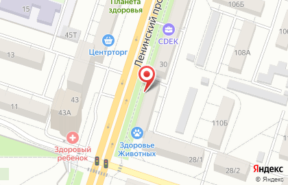 Оконная компания Олкон в Левобережном районе на карте