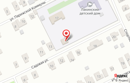 Центр содействия семейному воспитанию и постинтернатного сопровождения на Садовой улице на карте