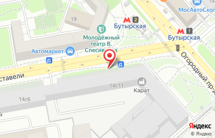 ОАО Банкомат, АКБ Связь-Банк на улице Руставели на карте