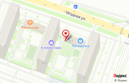 Супермаркет Пятёрочка в Тюмени на карте