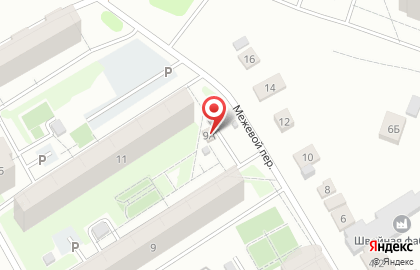 Продовольственный магазин Сытый папа в Межевом переулке на карте