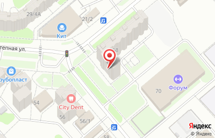 Автомаркет на Степной улице на карте