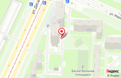 Дом Быта на улице Десантников на карте