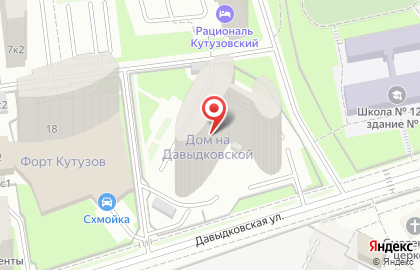 Дом на Давыдковской, ТСЖ на карте