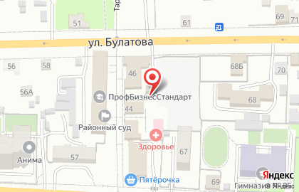 Соседи на Тарской улице на карте