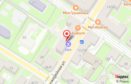 Кафе KebHouse Prime на Оранжерейной улице, 12 в Пушкине на карте