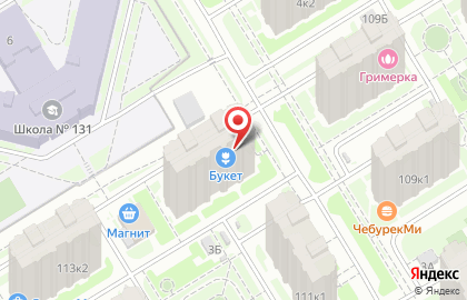 Салон Букет на улице Академика Сахарова на карте