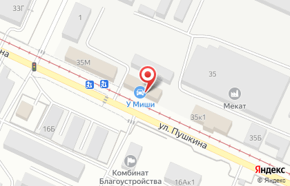 ООО Блеск на улице Пушкина на карте