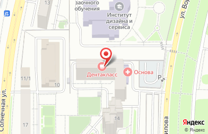Стоматология Дентакласс на карте