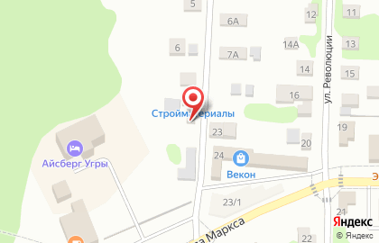 Парк-отель Айсберг Угры на карте