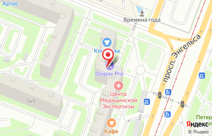 Осипов имидж-студия на проспекте Энгельса на карте