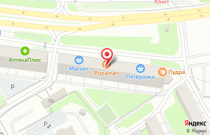 Pizzaman в Свердловском районе на карте