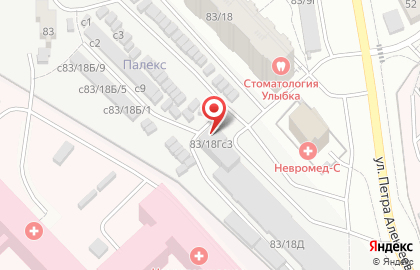 F1 на улице Петра Алексеева на карте