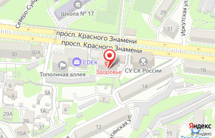 Стоматология ДЭМ на проспекте Красного Знамени на карте