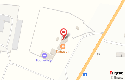 Кафе Караван на Дорожной на карте