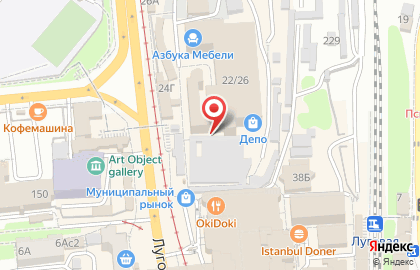 Луговской рынок, ООО Далкс на карте