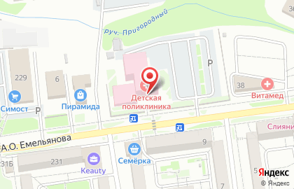 Аптека ОТП Фармация в Южно-Сахалинске на карте