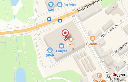ТЦ Радуга в Черняховске на карте