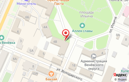 Межрайонная инспекция Федеральной налоговой службы России №8 по Тульской области в Венёве на карте
