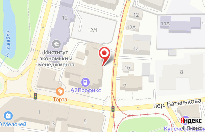 Томский институт бизнеса в Томске на карте