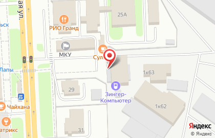Магазин спецодежды и обуви Восток-Сервис на Большой Серпуховской улице в Подольске на карте