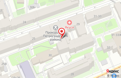 43 отдел полиции Управления МВД Петроградского района на карте