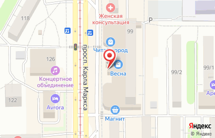 Магазин Мир часов в Правобережном районе на карте