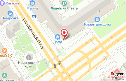 Фирменный салон дверей Волховец на улице Красный Путь на карте