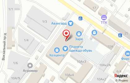 ТЦ Заря в Куйбышевском районе на карте