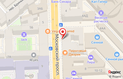 Банкомат ВТБ на Московском проспекте, 6 на карте