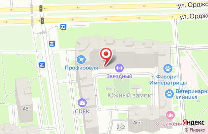 Звёздный в Московском районе на карте