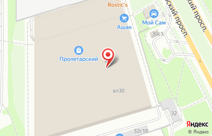 Госветклиника на Пролетарском проспекте на карте
