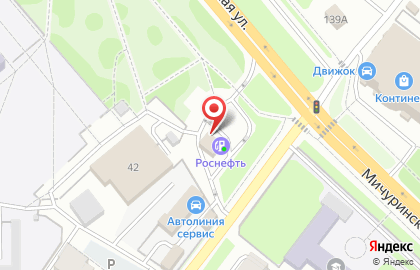 АЗС Роснефть в Тамбове на карте