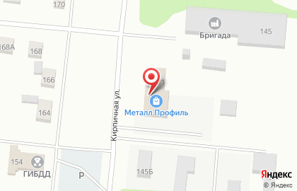 Компания Металл Профиль на Кирпичной улице на карте
